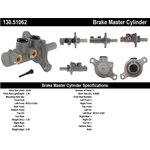 Order New Master Cylinder by CENTRIC PARTS - 130.51062 For Your Vehicle