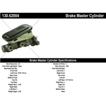 Order New Master Cylinder by CENTRIC PARTS - 130.62004 For Your Vehicle