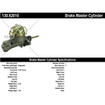 Order New Master Cylinder by CENTRIC PARTS - 130.62010 For Your Vehicle