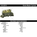 Order New Master Cylinder by CENTRIC PARTS - 130.62018 For Your Vehicle