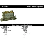Order New Master Cylinder by CENTRIC PARTS - 130.62040 For Your Vehicle