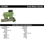 Order New Master Cylinder by CENTRIC PARTS - 130.62085 For Your Vehicle