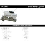 Order New Master Cylinder by CENTRIC PARTS - 130.62097 For Your Vehicle
