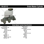 Order New Master Cylinder by CENTRIC PARTS - 130.62112 For Your Vehicle