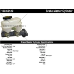 Order New Master Cylinder by CENTRIC PARTS - 130.62120 For Your Vehicle