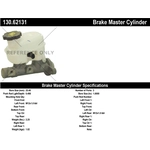 Order New Master Cylinder by CENTRIC PARTS - 130.62131 For Your Vehicle