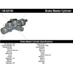 Order New Master Cylinder by CENTRIC PARTS - 130.62150 For Your Vehicle