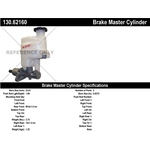 Order New Master Cylinder by CENTRIC PARTS - 130.62160 For Your Vehicle
