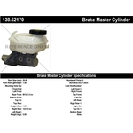 Order New Master Cylinder by CENTRIC PARTS - 130.62170 For Your Vehicle