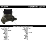 Order New Master Cylinder by CENTRIC PARTS - 130.65009 For Your Vehicle