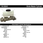 Order Maître-cylindre neuf de CENTRIC PARTS - 130.65043 For Your Vehicle
