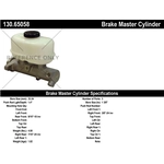 Order New Master Cylinder by CENTRIC PARTS - 130.65058 For Your Vehicle