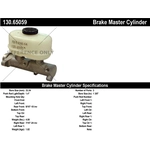 Order New Master Cylinder by CENTRIC PARTS - 130.65059 For Your Vehicle