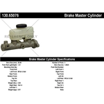 Order New Master Cylinder by CENTRIC PARTS - 130.65076 For Your Vehicle