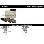 Order New Master Cylinder by CENTRIC PARTS - 130.65080 For Your Vehicle