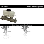Order New Master Cylinder by CENTRIC PARTS - 130.65090 For Your Vehicle