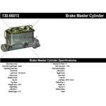 Order New Master Cylinder by CENTRIC PARTS - 130.66013 For Your Vehicle