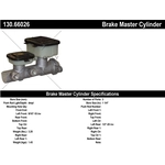 Order New Master Cylinder by CENTRIC PARTS - 130.66026 For Your Vehicle