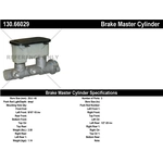 Order New Master Cylinder by CENTRIC PARTS - 130.66029 For Your Vehicle