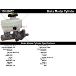 Order New Master Cylinder by CENTRIC PARTS - 130.66052 For Your Vehicle