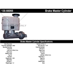 Order New Master Cylinder by CENTRIC PARTS - 130.66066 For Your Vehicle