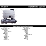 Order New Master Cylinder by CENTRIC PARTS - 130.66070 For Your Vehicle
