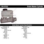Order New Master Cylinder by CENTRIC PARTS - 130.67022 For Your Vehicle