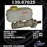 Order New Master Cylinder by CENTRIC PARTS - 130.67025 For Your Vehicle