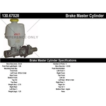 Order New Master Cylinder by CENTRIC PARTS - 130.67028 For Your Vehicle