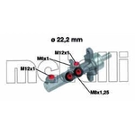 Order New Master Cylinder by METELLI SPA - 05-0721 For Your Vehicle