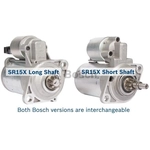 Order New Starter by BOSCH - SR15N For Your Vehicle