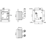 Order NISSENS - 91453 - Engine Oil Cooler For Your Vehicle