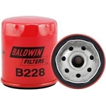Order Oil Filter by BALDWIN - B228 For Your Vehicle