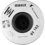 Order Oil Filter by MAHLE ORIGINAL - OX103D For Your Vehicle