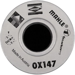 Order Oil Filter by MAHLE ORIGINAL - OX147D For Your Vehicle