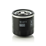 Order MANN-FILTER - W67/1 - Oil Filter For Your Vehicle