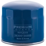 Order PREMIUM GUARD - 26300-35503 - Oil Filter For Your Vehicle