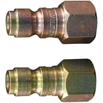 Order P-Style 1/4" (F) NPT x 3/8" 68 CFM Steel Quick Coupler Plug, 10 Pieces (Pack of 10) by MILTON INDUSTRIES INC - 1810 For Your Vehicle