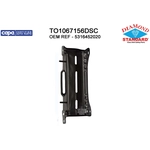 Order Passenger Side Front Bumper Bracket - TO1067156DSC For Your Vehicle