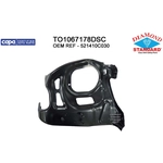 Order Passenger Side Front Bumper Bracket - TO1067178DSC For Your Vehicle