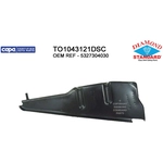 Order Passenger Side Front Bumper Cover Support - TO1043121DSC For Your Vehicle