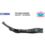 Order Passenger Side Front Bumper Cover Support - TO1043122DSC For Your Vehicle