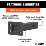 Order Pintle Mount by CURT MANUFACTURING - 48327 For Your Vehicle