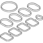 Order Plenum Gasket Set by ELRING - DAS ORIGINAL - 689.940 For Your Vehicle