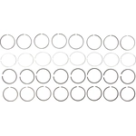 Order Premium Piston Rings by MAHLE ORIGINAL - 41768 For Your Vehicle