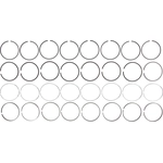 Order Premium Piston Rings by MAHLE ORIGINAL - 41940 For Your Vehicle