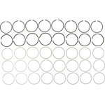 Order MAHLE ORIGINAL - 42089CP.030 - Premium Piston Ring Set For Your Vehicle