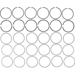 Order Premium Piston Rings by MAHLE ORIGINAL - 42266CP For Your Vehicle