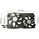 Order Radiator And Condenser Fan Assembly by AGILITY - 6035101 For Your Vehicle