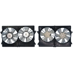 Order APDI - 6015102 - Dual Radiator and Condenser Fan Assembly For Your Vehicle